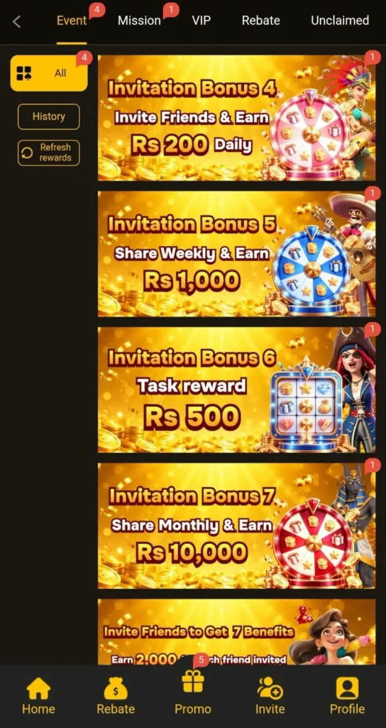 8555 Game rewards