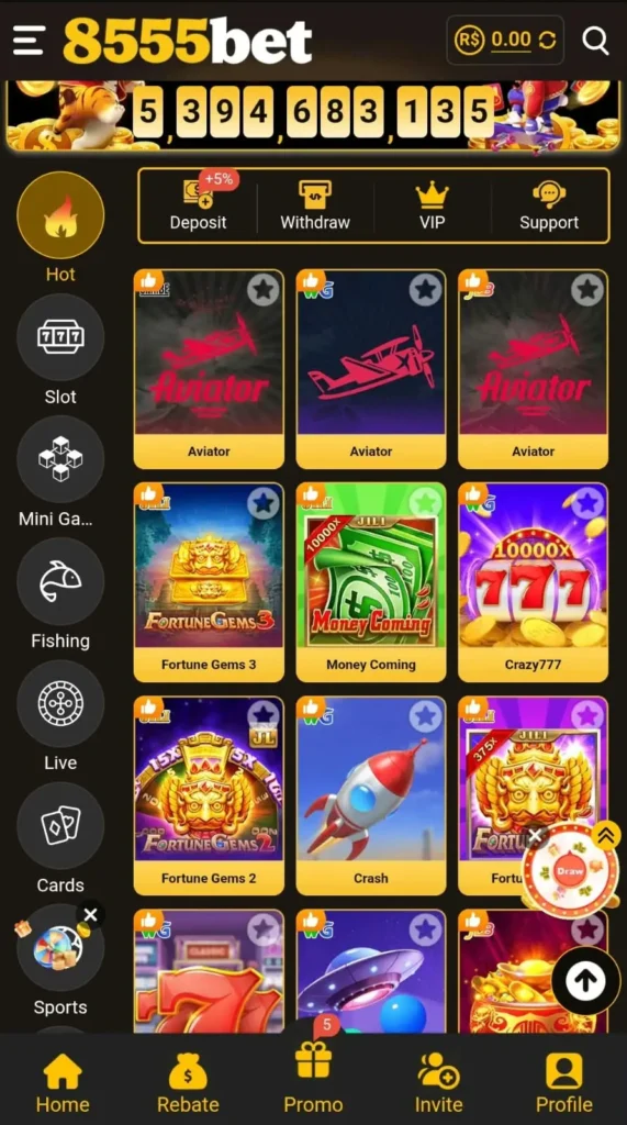 8555 Game Interface